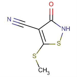4886-02-6  4-Isothiazolecarbonitrile, 2,3-dihydro-5-(methylthio)-3-oxo-