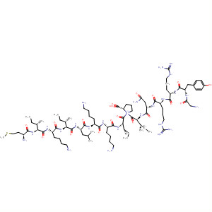 488700-04-5  L-Proline,L-methionyl-L-isoleucyl-L-lysyl-L-isoleucyl-L-leucyl-L-lysyl-L-lysyl-L-isoleucylglycyl-L-tyrosyl-L-arginyl-L-arginyl-L-asparaginyl-L-isoleucyl- 488700-04-5  L-Proline,L-methionyl-L-isoleucyl-L-lysyl-L-isoleucyl-L-leucyl-L-lysyl-L-lysyl-L-isoleucylglycyl-L-tyrosyl-L-arginyl-L-arginyl-L-asparaginyl-L-isoleucyl-