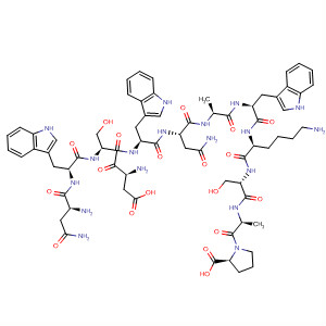 488700-76-1  L-Proline,L-asparaginyl-L-tryptophyl-L-a-aspartyl-L-seryl-L-tryptophyl-L-asparaginyl-L-alanyl-L-tryptophyl-L-lysyl-L-seryl-L-alanyl-