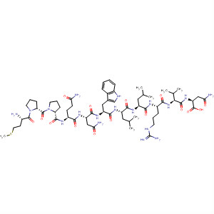 488712-03-4  L-Asparagine,L-methionyl-L-prolyl-L-prolyl-L-glutaminyl-L-asparaginyl-L-tryptophyl-L-leucyl-L-leucyl-L-arginyl-L-valyl-