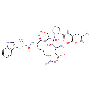 488721-76-2  L-Leucine, L-tryptophyl-L-arginyl-L-a-aspartyl-L-seryl-L-prolyl-