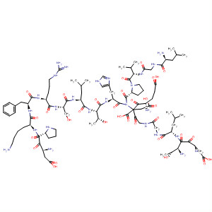 488728-46-7  L-Aspartic acid,L-leucylglycyl-L-valyl-L-prolyl-L-a-aspartyl-L-threonyl-L-leucylglycylglycyl-L-a-aspartyl-L-prolyl-L-lysyl-L-phenylalanyl-L-arginyl-L-seryl-L-leucyl-L-threonyl-L-histidyl-L-a-glutamyl-