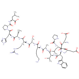 488728-81-0  L-Leucine,L-prolyl-L-a-glutamyl-L-a-glutamyl-L-leucyl-L-tryptophyl-L-threonyl-L-alanyl-L-lysyl-L-seryl-L-arginyl-L-valyl-L-histidyl-L-prolyl-