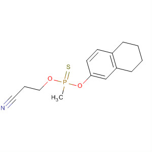 488729-95-9  Phosphonothioic acid, methyl-, O-(2-cyanoethyl)O-(5,6,7,8-tetrahydro-2-naphthalenyl) ester