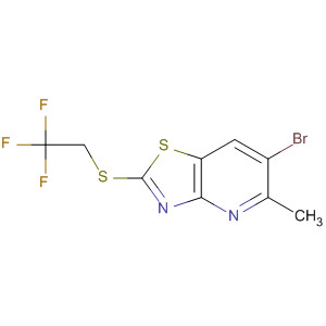 488737-47-9  Thiazolo[4,5-b]pyridine, 6-bromo-5-methyl-2-[(2,2,2-trifluoroethyl)thio]-