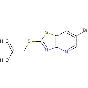 488737-81-1  Thiazolo[4,5-b]pyridine, 6-bromo-2-[(2-methyl-2-propenyl)thio]-