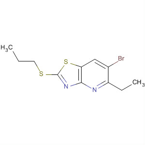 488737-84-4  Thiazolo[4,5-b]pyridine, 6-bromo-5-ethyl-2-(propylthio)-