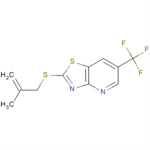 488738-14-3  Thiazolo[4,5-b]pyridine, 2-[(2-methyl-2-propenyl)thio]-6-(trifluoromethyl)-