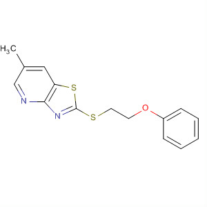 488738-42-7  Thiazolo[4,5-b]pyridine, 6-methyl-2-[(2-phenoxyethyl)thio]-