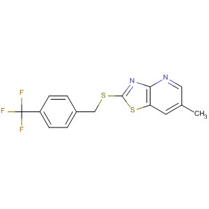 488738-44-9  Thiazolo[4,5-b]pyridine,6-methyl-2-[[[4-(trifluoromethyl)phenyl]methyl]thio]-