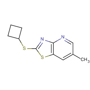 488738-53-0  Thiazolo[4,5-b]pyridine, 2-(cyclobutylthio)-6-methyl-