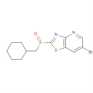 488738-86-9  Thiazolo[4,5-b]pyridine, 6-bromo-2-[(cyclohexylmethyl)sulfinyl]-