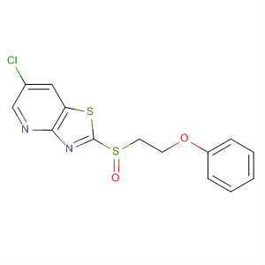 488740-08-5  Thiazolo[4,5-b]pyridine, 6-chloro-2-[(2-phenoxyethyl)sulfinyl]-