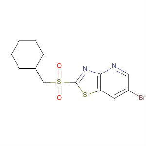 488740-16-5  Thiazolo[4,5-b]pyridine, 6-bromo-2-[(cyclohexylmethyl)sulfonyl]-
