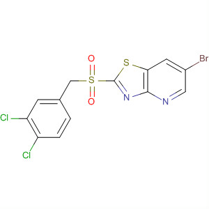 488740-18-7  Thiazolo[4,5-b]pyridine,6-bromo-2-[[(3,4-dichlorophenyl)methyl]sulfonyl]-