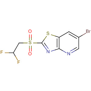 488740-19-8  Thiazolo[4,5-b]pyridine, 6-bromo-2-[(2,2-difluoroethyl)sulfonyl]-