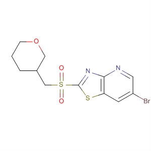 488740-20-1  Thiazolo[4,5-b]pyridine,6-bromo-2-[[(tetrahydro-2H-pyran-3-yl)methyl]sulfonyl]-