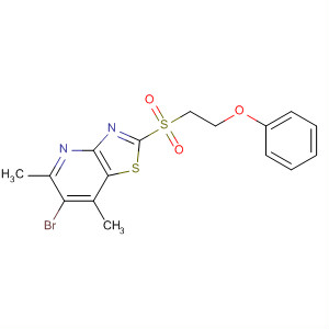 488740-58-5  Thiazolo[4,5-b]pyridine,6-bromo-5,7-dimethyl-2-[(2-phenoxyethyl)sulfonyl]-