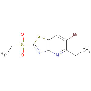 488740-77-8  Thiazolo[4,5-b]pyridine, 6-bromo-5-ethyl-2-(ethylsulfonyl)-