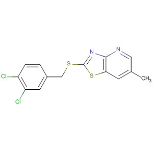 488741-74-8  Thiazolo[4,5-b]pyridine, 2-[[(3,4-dichlorophenyl)methyl]thio]-6-methyl-