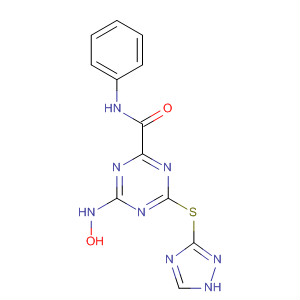 488743-12-0  1,3,5-Triazine-2-carboxamide,4-(hydroxyamino)-N-phenyl-6-(1H-1,2,4-triazol-3-ylthio)-