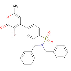 488788-68-7  Benzensülfonamid, 4- (3-bromo-6-metil-2-okso-2H-piran-4-il) -N, N-bis (fenilmetil) -