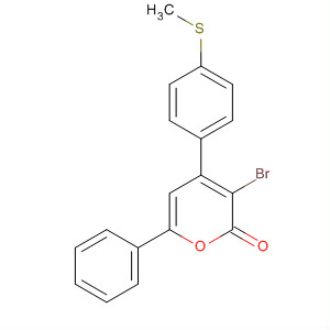 488788-73-4  2H-Pyran-2-one, 3-bromo-4-[4-(methylthio)phenyl]-6-phenyl-