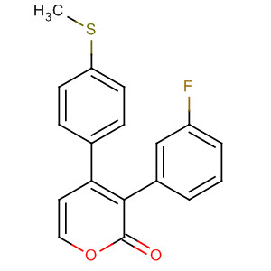 488788-79-0  2H-Pyran-2-one, 3-(3-fluorophenyl)-4-[4-(methylthio)phenyl]-