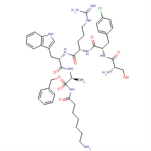 488789-15-7  L-Alaninamide,N-(7-amino-1-oxoheptyl)-O-(phenylmethyl)-L-seryl-4-chloro-D-phenylalanyl-L-arginyl-L-tryptophyl-