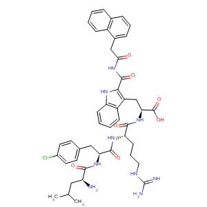 488789-47-5  L-Tryptophanamide,N-(2-naphthalenylacetyl)-L-leucyl-4-chloro-D-phenylalanyl-L-arginyl- 488789-47-5  L-Tryptophanamide,N-(2-naphthalenylacetyl)-L-leucyl-4-chloro-D-phenylalanyl-L-arginyl-