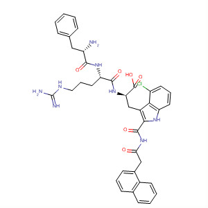 488789-53-3  L-Tryptophanamide,4-chloro-N-(2-naphthalenylacetyl)-D-phenylalanyl-L-arginyl- 488789-53-3  L-Tryptophanamide,4-chloro-N-(2-naphthalenylacetyl)-D-phenylalanyl-L-arginyl-