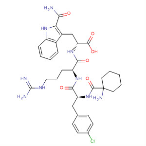 488789-57-7  L-Tryptophanamide,1-aminocyclohexanecarbonyl-4-chloro-D-phenylalanyl-L-arginyl- 488789-57-7  L-Tryptophanamide,1-aminocyclohexanecarbonyl-4-chloro-D-phenylalanyl-L-arginyl-