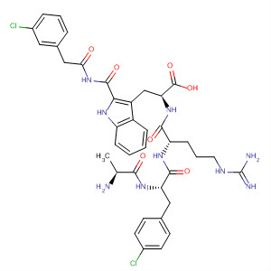 488789-73-7  L-Tryptophanamide,N-[(3-chlorophenyl)acetyl]-L-alanyl-4-chloro-D-phenylalanyl-L-arginyl-