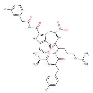 488789-96-4  L-Tryptophanamide,N-[(3-bromophenyl)acetyl]-L-alanyl-4-chloro-D-phenylalanyl-L-arginyl-