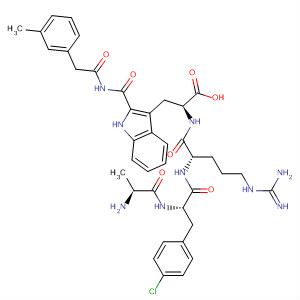 488790-02-9  L-Tryptophanamide,N-[(3-methylphenyl)acetyl]-L-alanyl-4-chloro-D-phenylalanyl-L-arginyl-