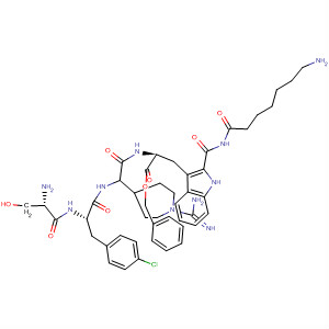 488790-26-7  L-Tryptophanamide,N-(7-amino-1-oxoheptyl)-O-(phenylmethyl)-L-seryl-4-chloro-D-phenylalanyl-2-[1-(aminoiminomethyl)-4-piperidinyl]glycyl-