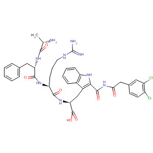 488790-32-5  L-Tryptophanamide,N-[(3,4-dichlorophenyl)acetyl]-L-alanyl-D-phenylalanyl-L-arginyl-