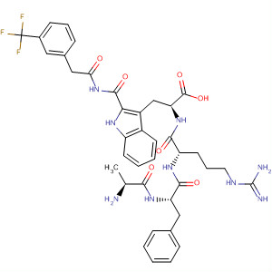 488790-38-1  L-Tryptophanamide,N-[[3-(trifluoromethyl)phenyl]acetyl]-L-alanyl-D-phenylalanyl-L-arginyl-