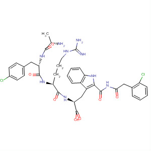 488790-75-6  L-Tryptophanamide,N-[(2-chlorophenyl)acetyl]-L-alanyl-4-chloro-D-phenylalanyl-L-arginyl-