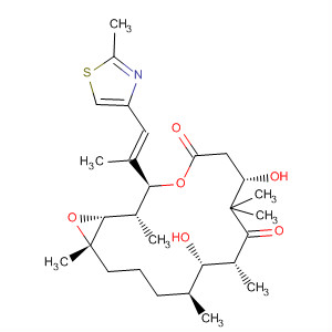 488791-32-8  4,17-Dioxabicyclo[14.1.0]heptadecane-5,9-dione,7,11-dihydroxy-2,8,8,10,12,16-hexamethyl-3-[(1E)-1-methyl-2-(2-methyl-4-thiazolyl)ethenyl]-, (1R,2S,3S,7S,10R,11S,12S,16S)-