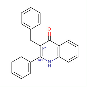 488792-26-3  4(1H)-Quinolinone, 2,3-dihydro-2-phenyl-3-(phenylmethyl)-, (2R,3S)-rel-