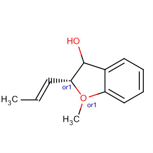 488797-27-9  3-Benzofuranol, 2,3-dihydro-3-methyl-2-(1E)-1-propenyl-, (2R,3R)-rel-