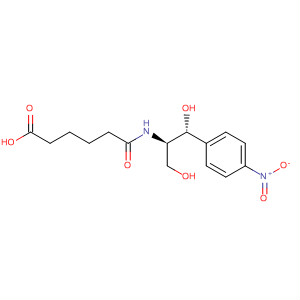 488797-54-2  Hexanoic acid,6-[[(1R,2R)-2-hydroxy-1-(hydroxymethyl)-2-(4-nitrophenyl)ethyl]amino]-6-oxo-