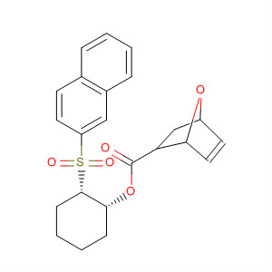 488808-26-0  7-Oxabicyclo[2.2.1]hept-5-ene-2-carboxylic acid,(1R,2R)-2-(2-naphthalenylsulfonyl)cyclohexyl ester, (1R,2S,4R)-