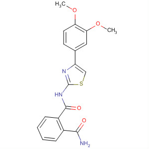 488815-90-3  1,2-Benzenedicarboxamide, N-[4-(3,4-dimethoxyphenyl)-2-thiazolyl]-