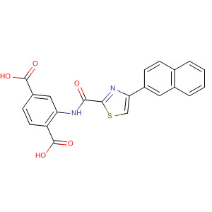 488816-50-8  1,4-Benzenedicarboxylic acid,2-[[[4-(2-naphthalenyl)-2-thiazolyl]carbonyl]amino]-