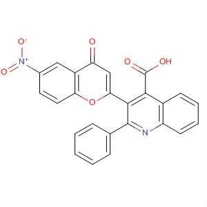 488828-24-6  4-Quinolinecarboxylic acid,3-(6-nitro-4-oxo-4H-1-benzopyran-2-yl)-2-phenyl-