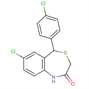 488828-51-9  4,1-Benzothiazepin-2(3H)-one, 7-chloro-5-(4-chlorophenyl)-1,5-dihydro-
