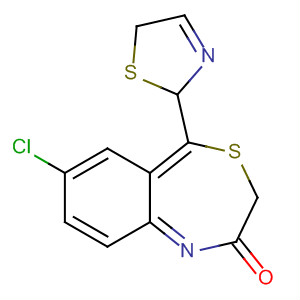 488828-61-1  4,1-Benzothiazepin-2(3H)-one, 7-chloro-1,5-dihydro-5-(2-thiazolyl)-