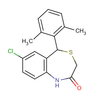 488828-71-3  4,1-Benzothiazepin-2(3H)-one,7-chloro-5-(2,6-dimethylphenyl)-1,5-dihydro-
